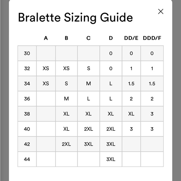 Parade Womens smooth lift triangle bralette size 3 - Picture 9 of 9